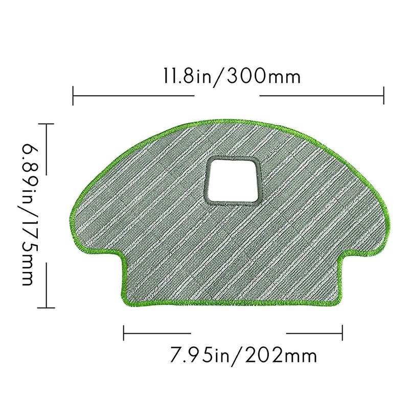 10 Pack Mop Pad Rag Cloth for Irobot Roomba Combo113 R113840 Robotic