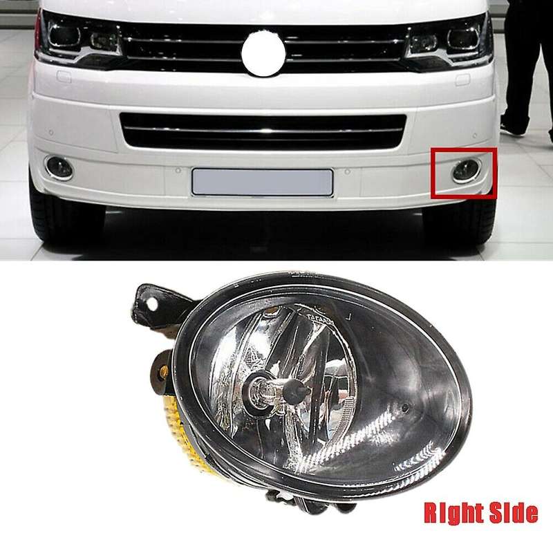 For T5 Transporter 2010-2015 Car Front Fog Light with Bulbs Right