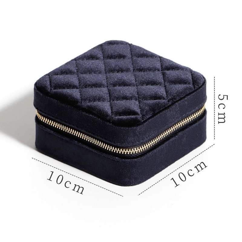 Plush Travel Jewelry Box Organizer Travel Jewelry Organizer Case D