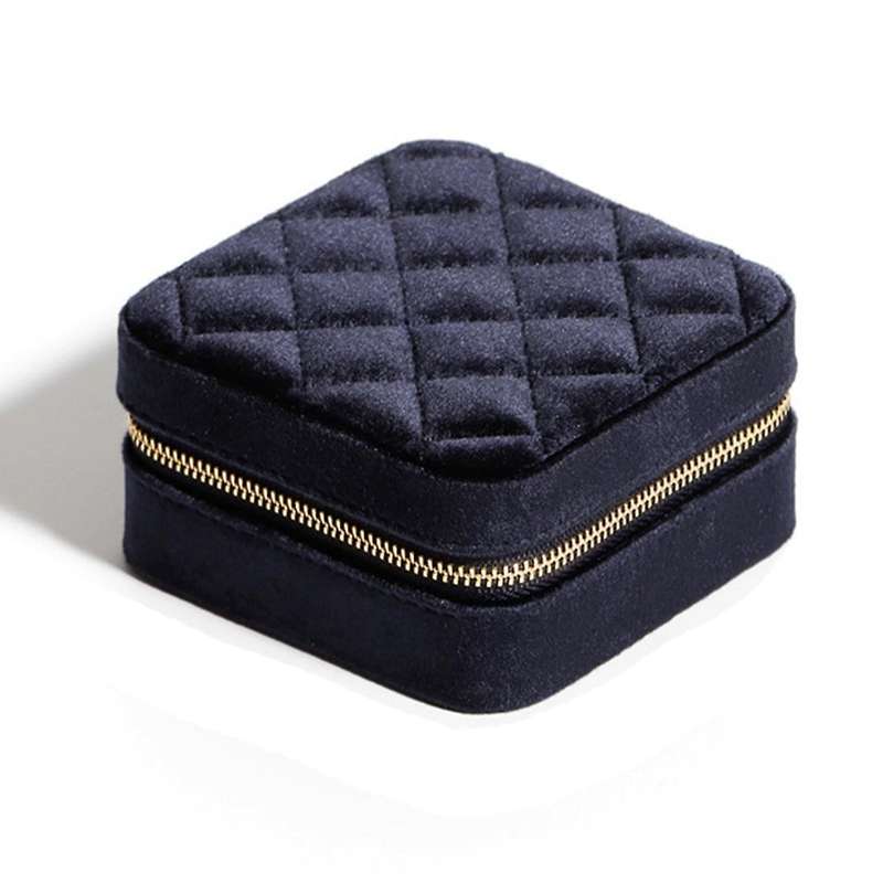 Plush Travel Jewelry Box Organizer Travel Jewelry Organizer Case D