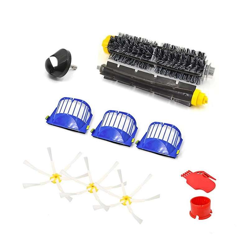Main Brush Side Brush Wheel Hepa Filter for Irobot Roomba 600 Series