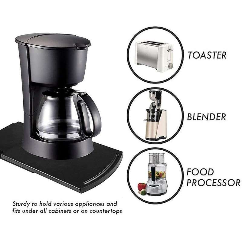 Sliding Coffee Maker Tray, Sliding Kitchen Caddy Coffee Tray Mat,1pcs