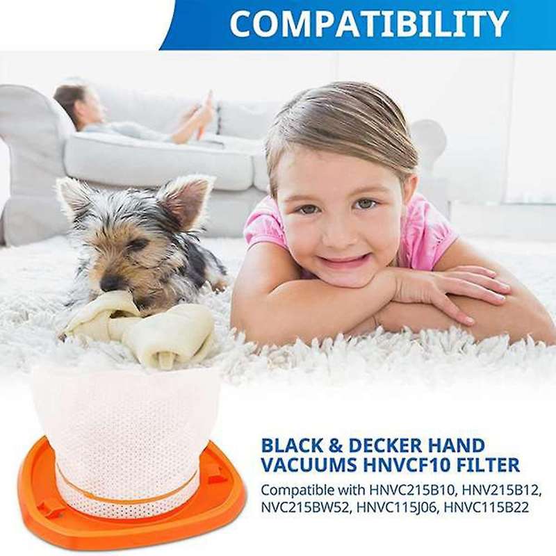 Vacuum Filters for Black &decker Hnvc220bcp07 Hnvcf10 Sweeper Robot