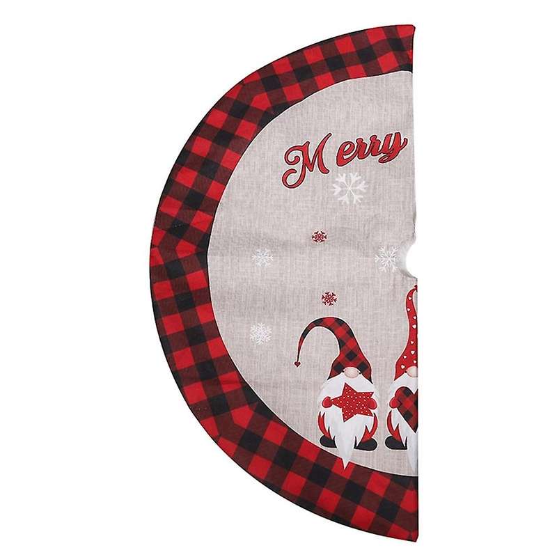 Christmas Tree Decor 122cm Forest Man Skirt Bottom Apron Dress Up,b