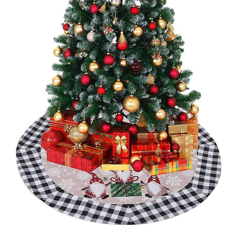 Christmas Tree Decor 122cm Forest Man Skirt Bottom Apron Dress Up,b