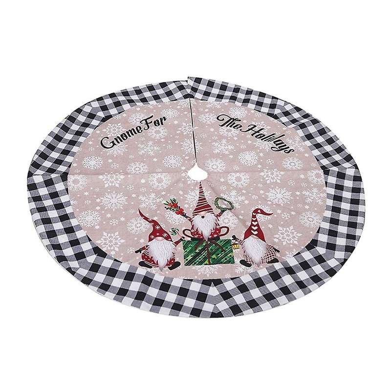 Christmas Tree Decor 122cm Forest Man Skirt Bottom Apron Dress Up,b