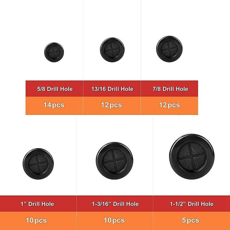 Rubber Grommet Kit,drill Hole Firewall Hole Plugs Wire Protection