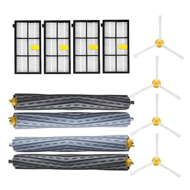1set Hepa Filters & Brushes Kit for Irobot Roomba 800 900 Series
