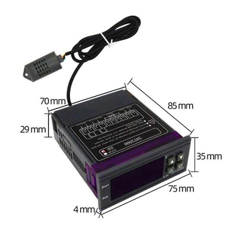Sht2000 Temperature Humidity Controller Humidistat Ac110-230v