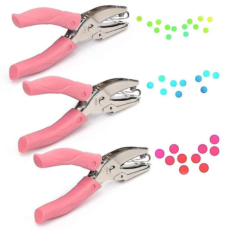Handheld Hole Paper Punch Handheld Metal Single Hole Paper Punch