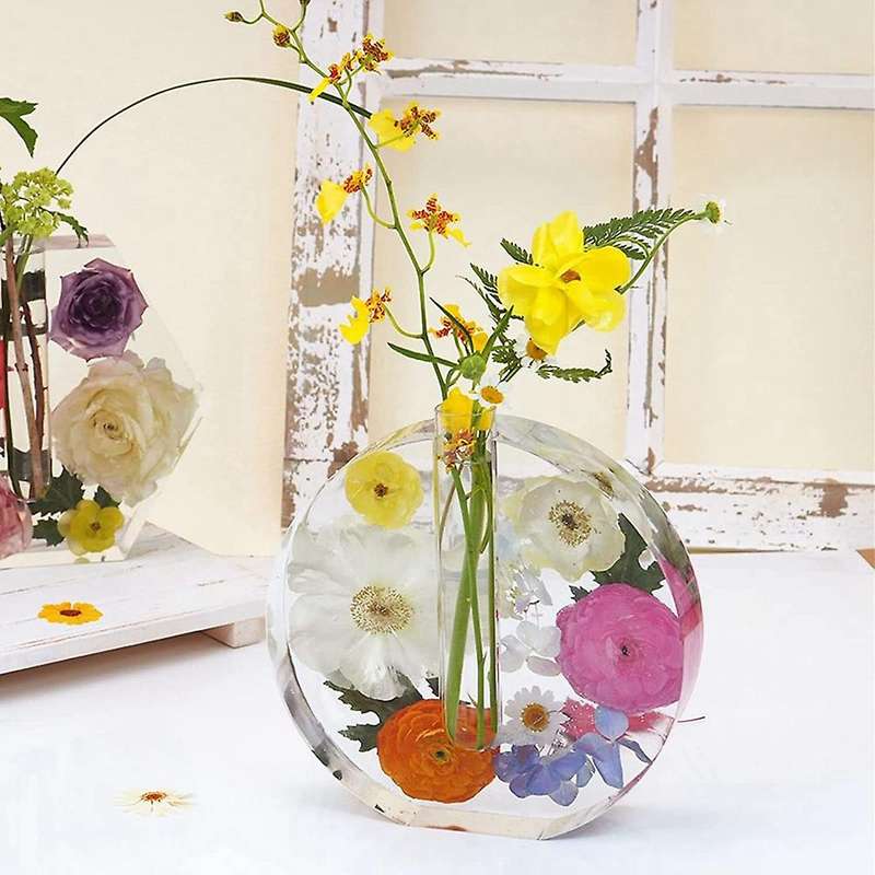 Resin Molds for Vase Plant Propagation Station, Round Epoxy Molds