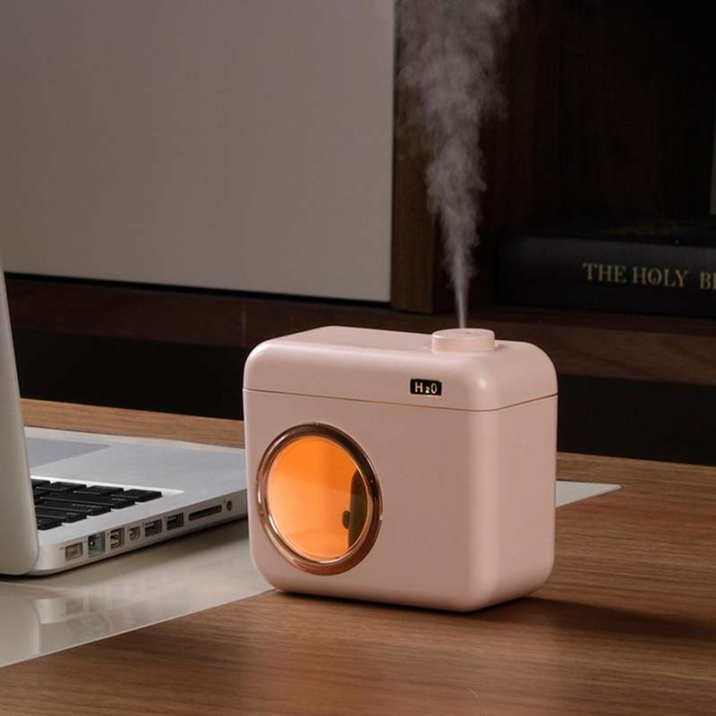400ml Air Humidifier Usb Diffuser with 1200mah Battery (pink)