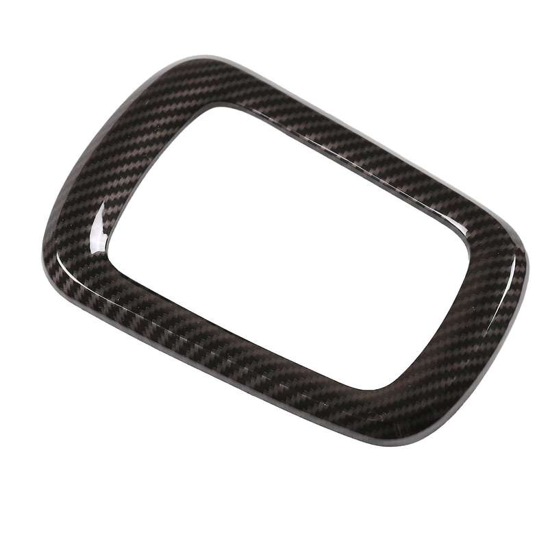 For Toyota Hilux 15-21 Center Gear Box Frame Cover Trim Carbon Fiber