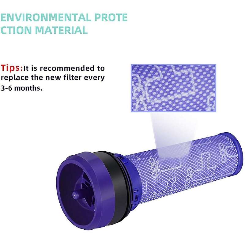 2 Pack Pre-motor Filter for Dyson Dc28 Vacuum Cleaner with Brush