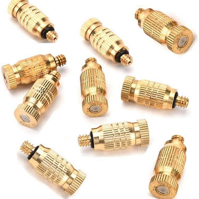 10 Pcs High Pressure Spray Misting Nozzle Atomizing Nozzle