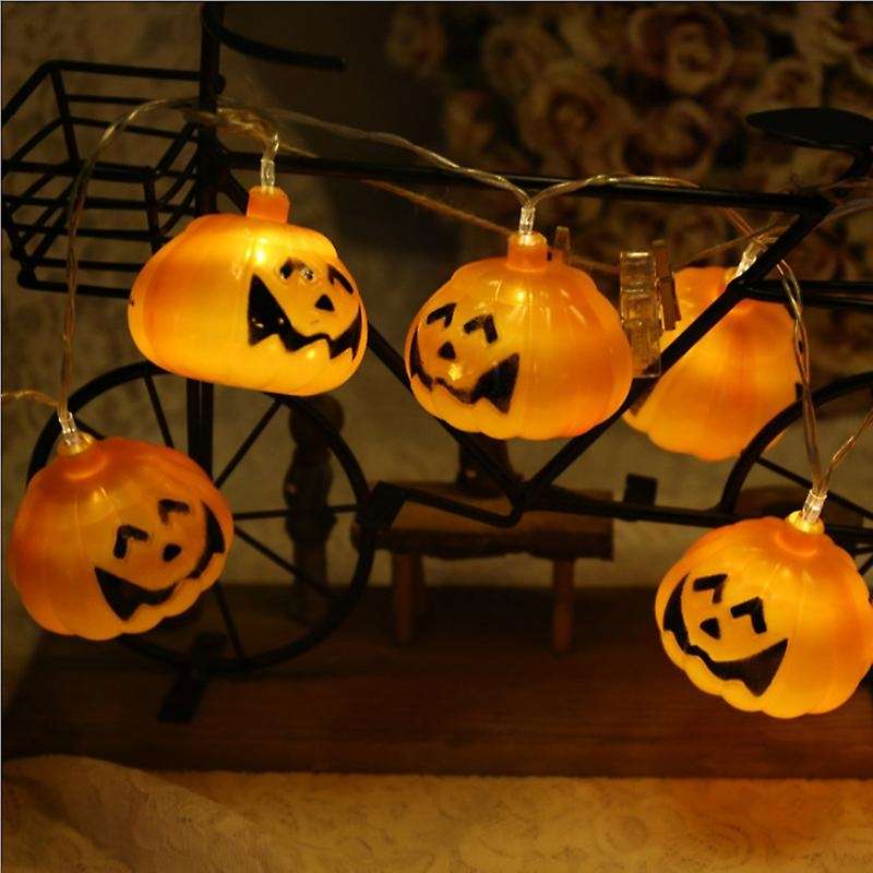 Halloween String Lights Outdoor Decorations Halloween Pumpkin Lantern