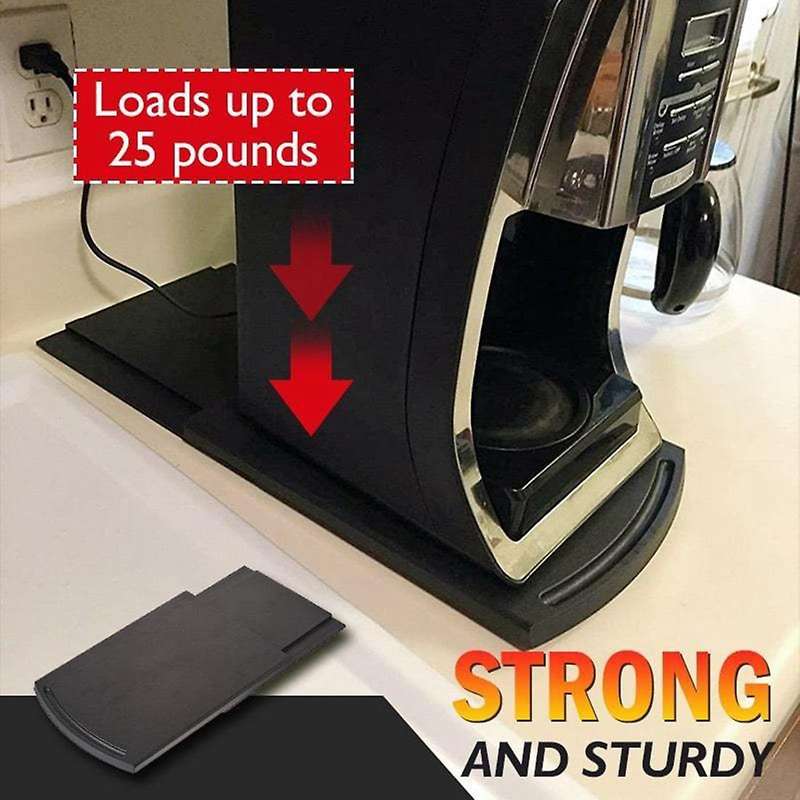 Movable Coffee Tray 25 Lbs Coffee Maker Caddy Sliding Tray Stand