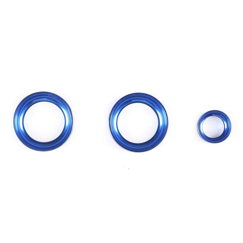 Air Conditioner Knob Ring Mirror Adjustment Knob Cover Trim Blue