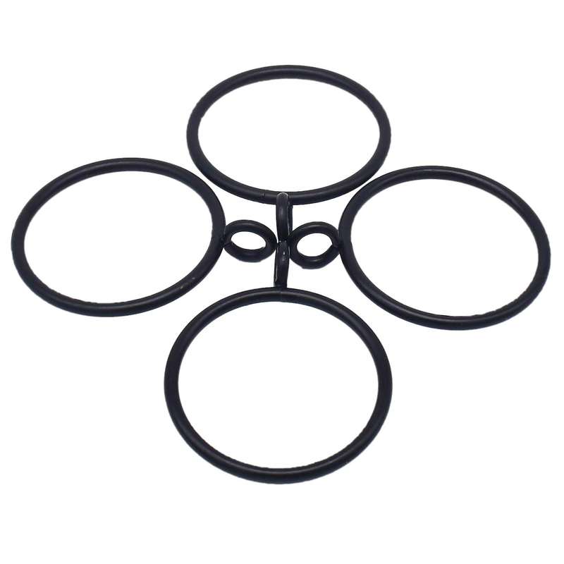 40 Pack 1.5 Inch (38mm) Inner Diameter Metal Curtain Rings
