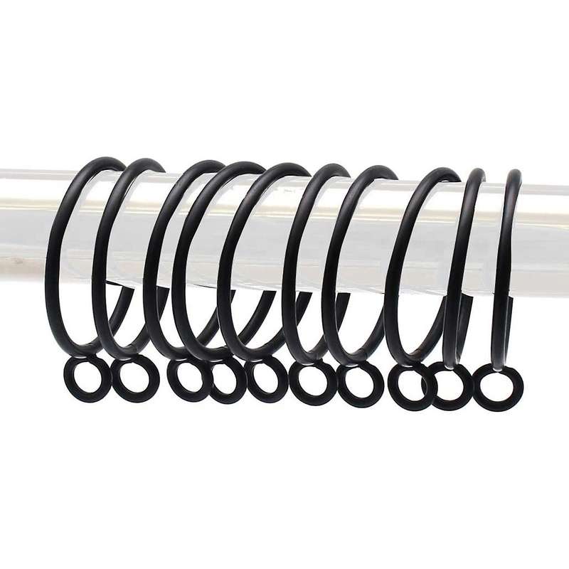 40 Pack 1.5 Inch (38mm) Inner Diameter Metal Curtain Rings