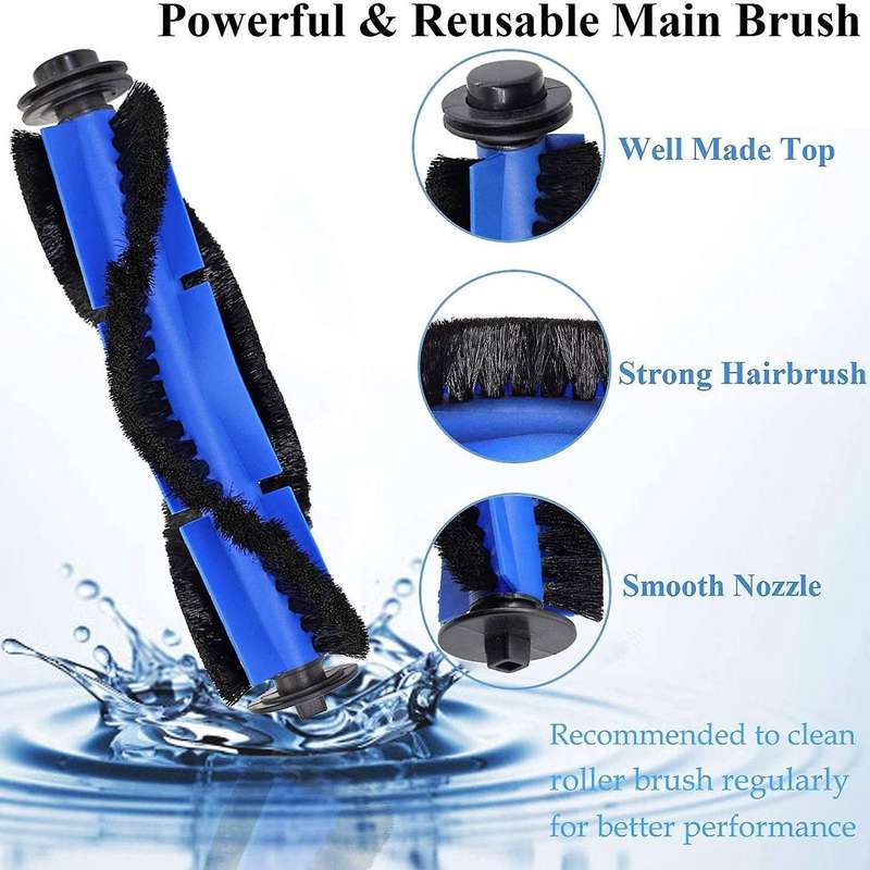 4 Pack Rolling Brush for Eufy 11s Max, 15c Max, 30c Max, G30, G30