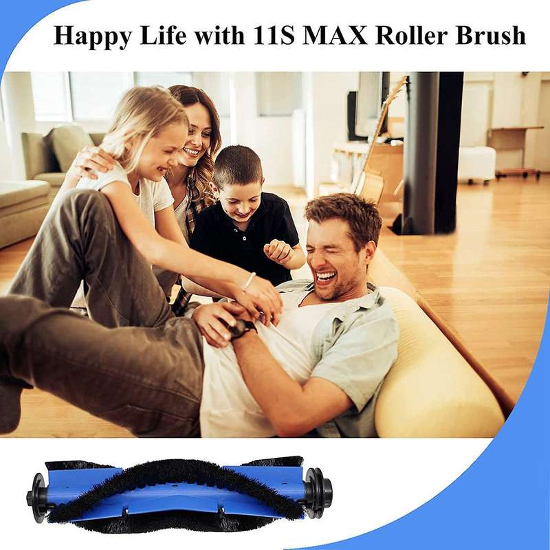 4 Pack Rolling Brush for Eufy 11s Max, 15c Max, 30c Max, G30, G30