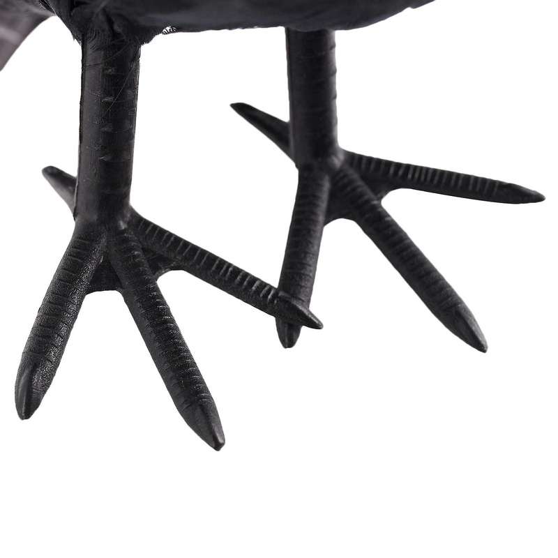 Halloween Prop Feathers Crow Bird Large 25x40cm Spreading Wings Black
