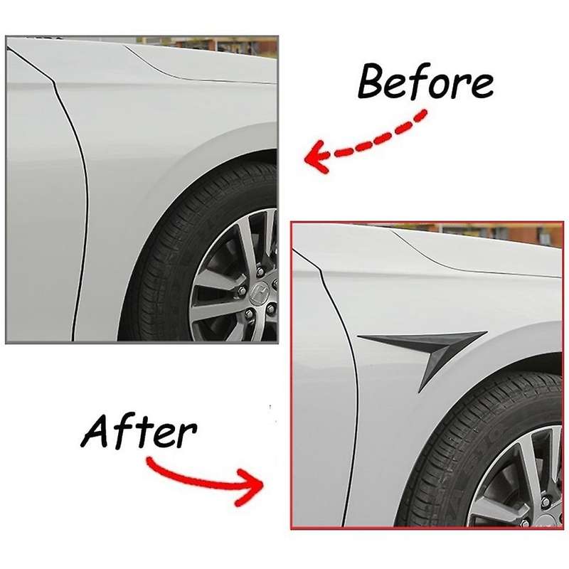 For Honda Civic 2022 Fender Vent Cover Trim Side Wing ,carbon Fiber