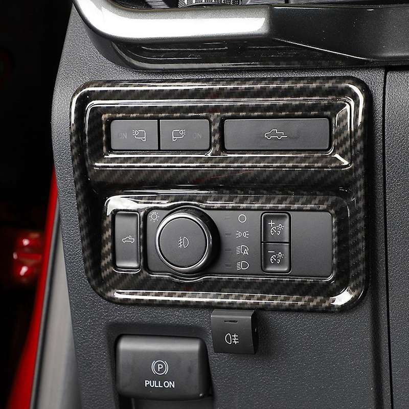 For Ford F150 F-150 2021 2022 Car Headlight Switch,carbon Fiber