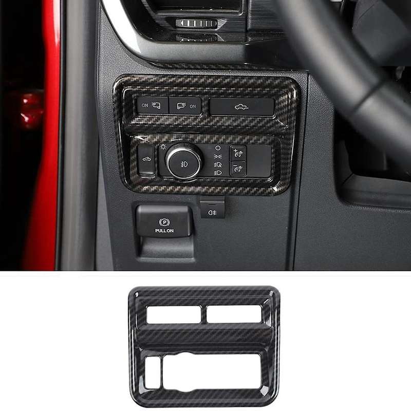 For Ford F150 F-150 2021 2022 Car Headlight Switch,carbon Fiber
