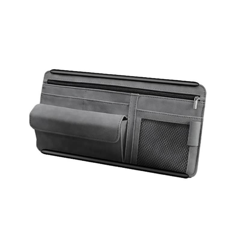 Car Visor Organizer for Car Interior Visor Organizer for Trucks Gray