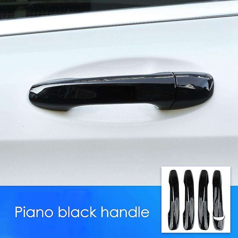 Door Handle Cover Trim for Mercedes Benz C Glc Glb 16-20 Black