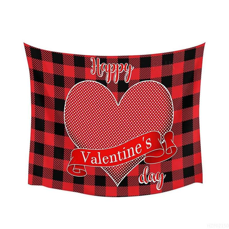 Wall Hanging Tapestry Happy Valentine's Day Decorations 150x200cm