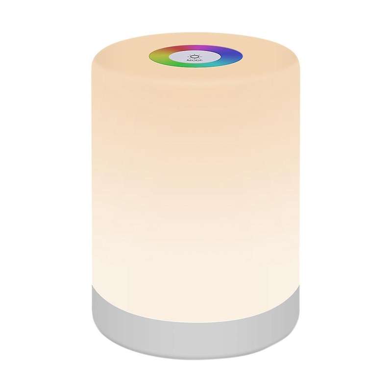 Dimmable Led Touch Control Night Light Usb Rechargeable Table Lamp