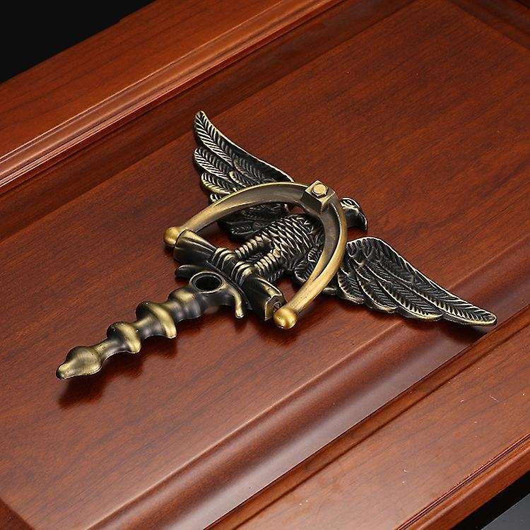 Zinc Alloy Eagle Head Knocker for Door Home Decor Furniture Handle