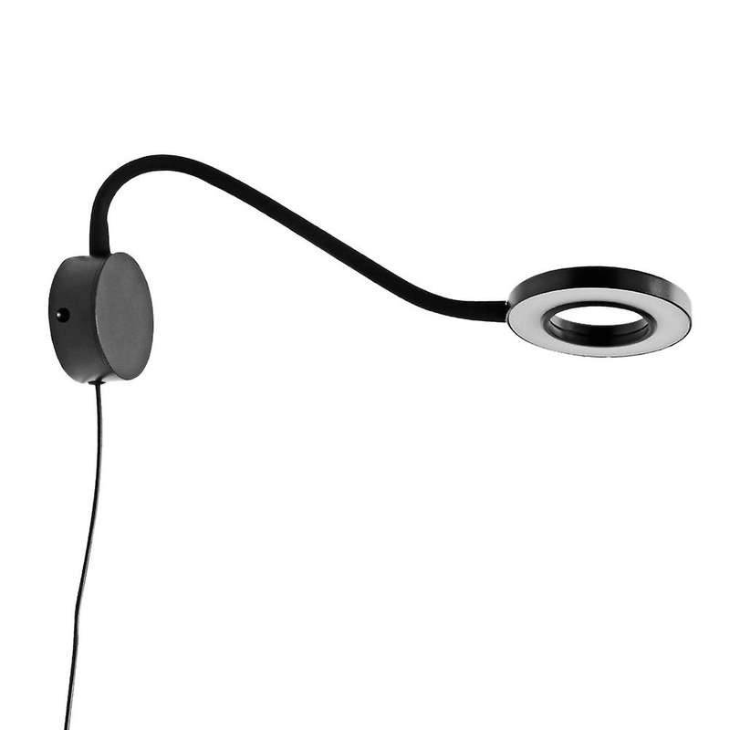 Led Desk Lamp 5w Tri-dimming Usb Switch Table Lamp Clip Light Black