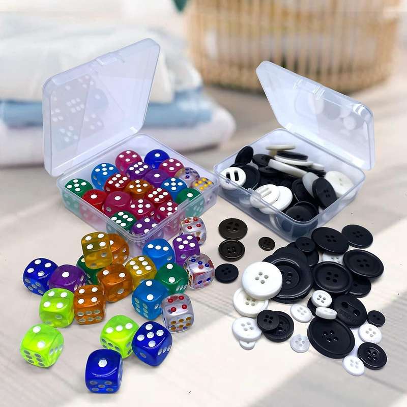 24 Pcs 3.3x3.3 Inches Empty Hinged Box, for Jewelry, Hardware, Crafts