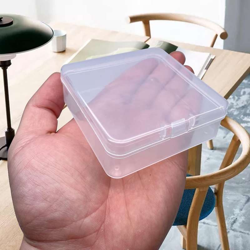 24 Pcs 3.3x3.3 Inches Empty Hinged Box, for Jewelry, Hardware, Crafts