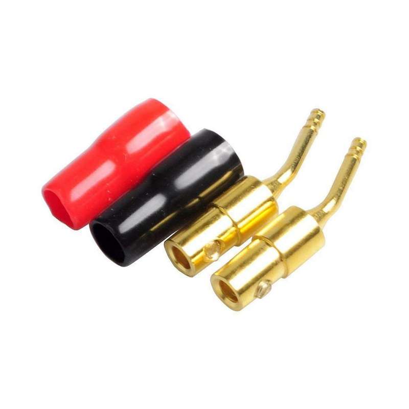 10-pair 2mm Banana Plug Pin Screw Type, Speaker Cable Gold Plated
