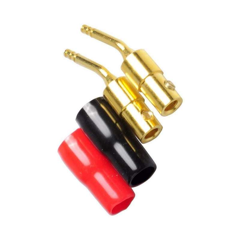 10-pair 2mm Banana Plug Pin Screw Type, Speaker Cable Gold Plated