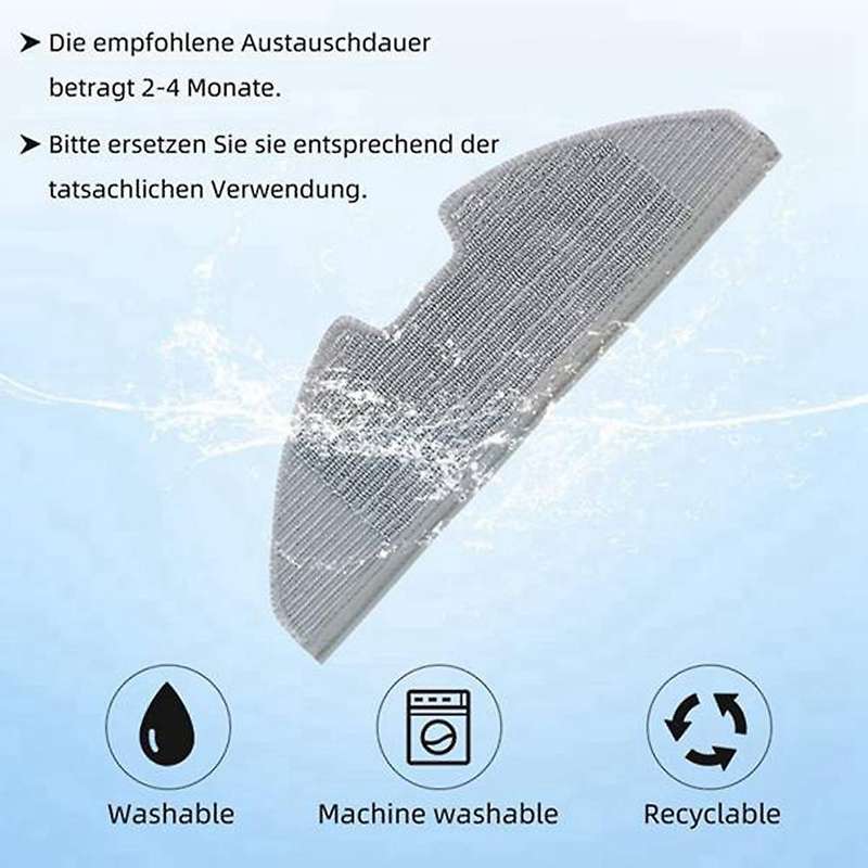 For Eufy Robovac G10 G20 G30 Hybrid Filter Mop Cloths Main Side Brush