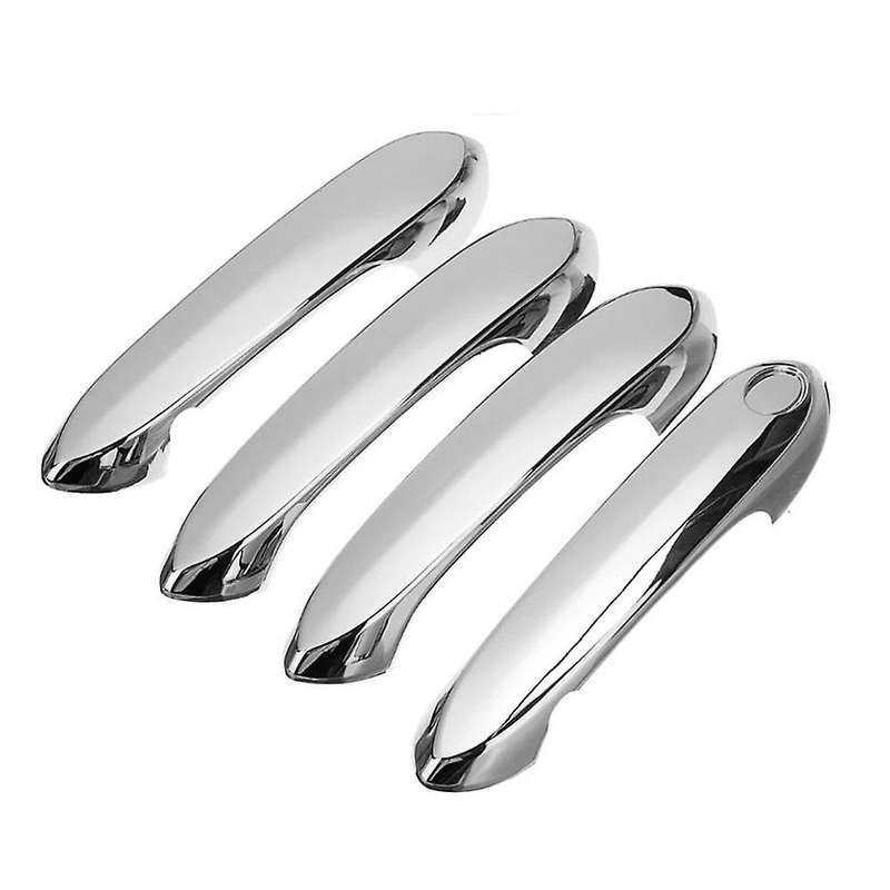 4pcs Car Chrome Exterior Door Handle Cover Sticker Trim For-bmw