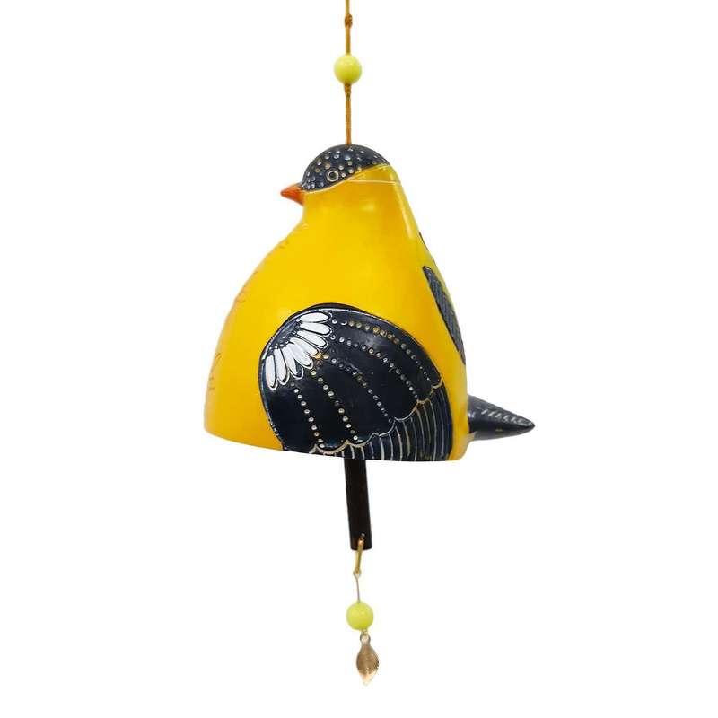 Bird Song Bell Garden Decoration Creative Wind Chime Pendant D