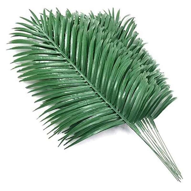 24pcs Artificial Palm Leaves Plants for Leaves Hawaiian Party