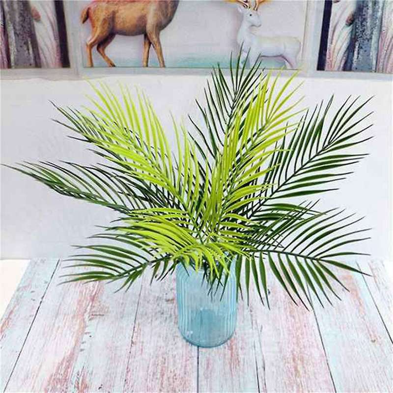 24pcs Artificial Palm Leaves Plants for Leaves Hawaiian Party