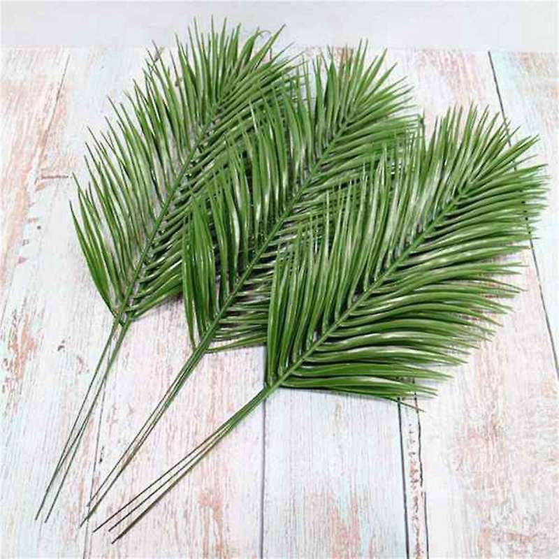 24pcs Artificial Palm Leaves Plants for Leaves Hawaiian Party