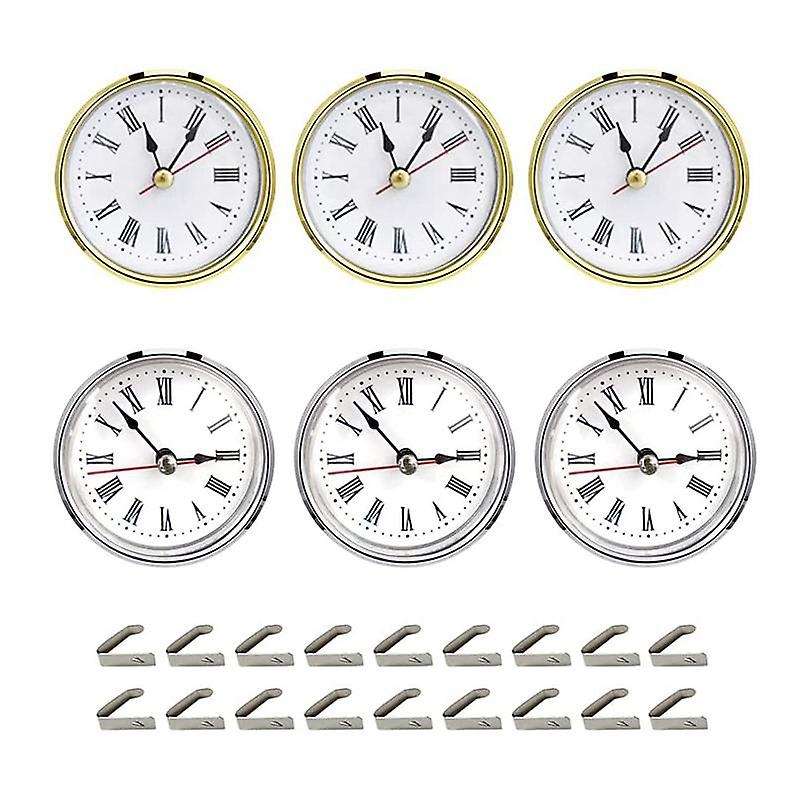 6pcs Clock Parts for Clock Resin Mold, Clock Epoxy Casting Resin Mold