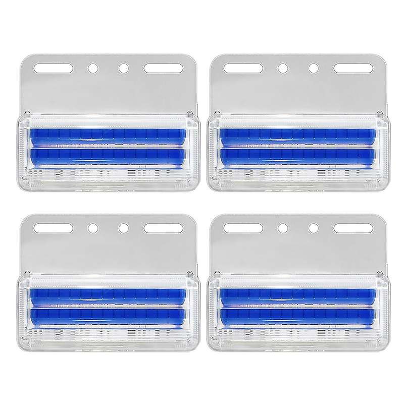 4pcs/set Bright Led Turning Lights 24v 56 Led for Car Trucks Blue