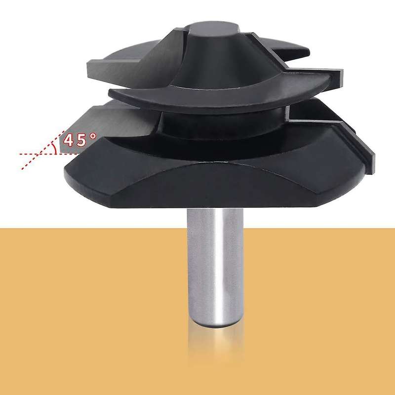 1/2 Inch Shank Lock Miter Router Bit 45 Degree 1/2 Inch to 1 Inch