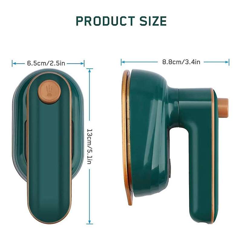 Portable Handheld Steam Iron - Non-stick Ceramic Soleplate Us Plug